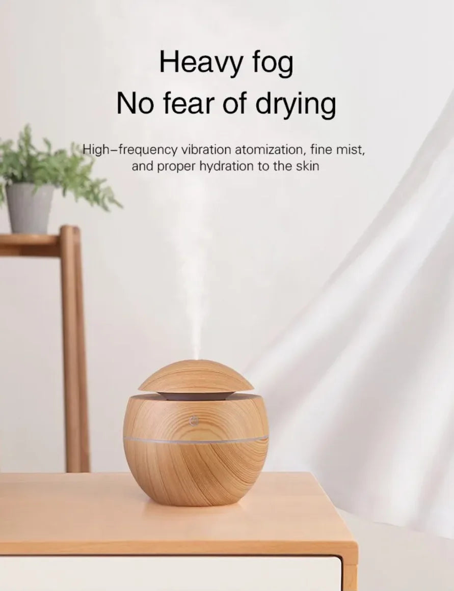 Mini Air Humidifier & Aroma Diffuser