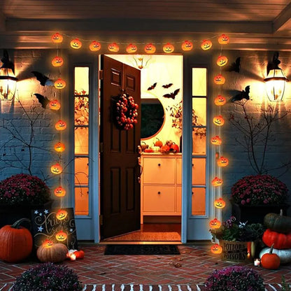 LED Pumpkin Light String Halloween Decoration