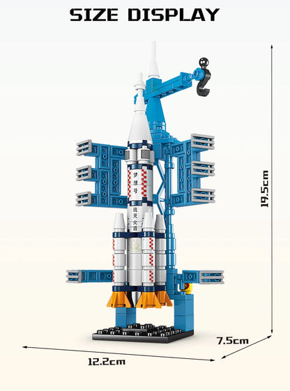 DIY-Mini Aviation Manned Rocket Model