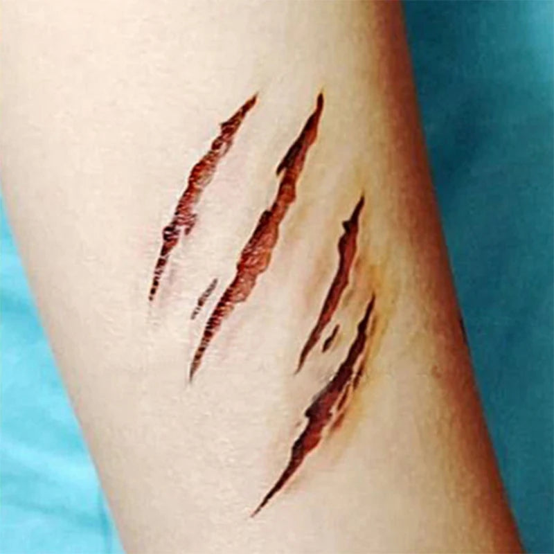 Halloween Bloody Wound Tattoo Stickers