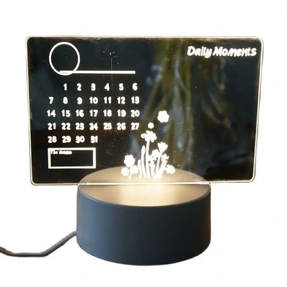 LED Note Night Light- Rewritable Message Board