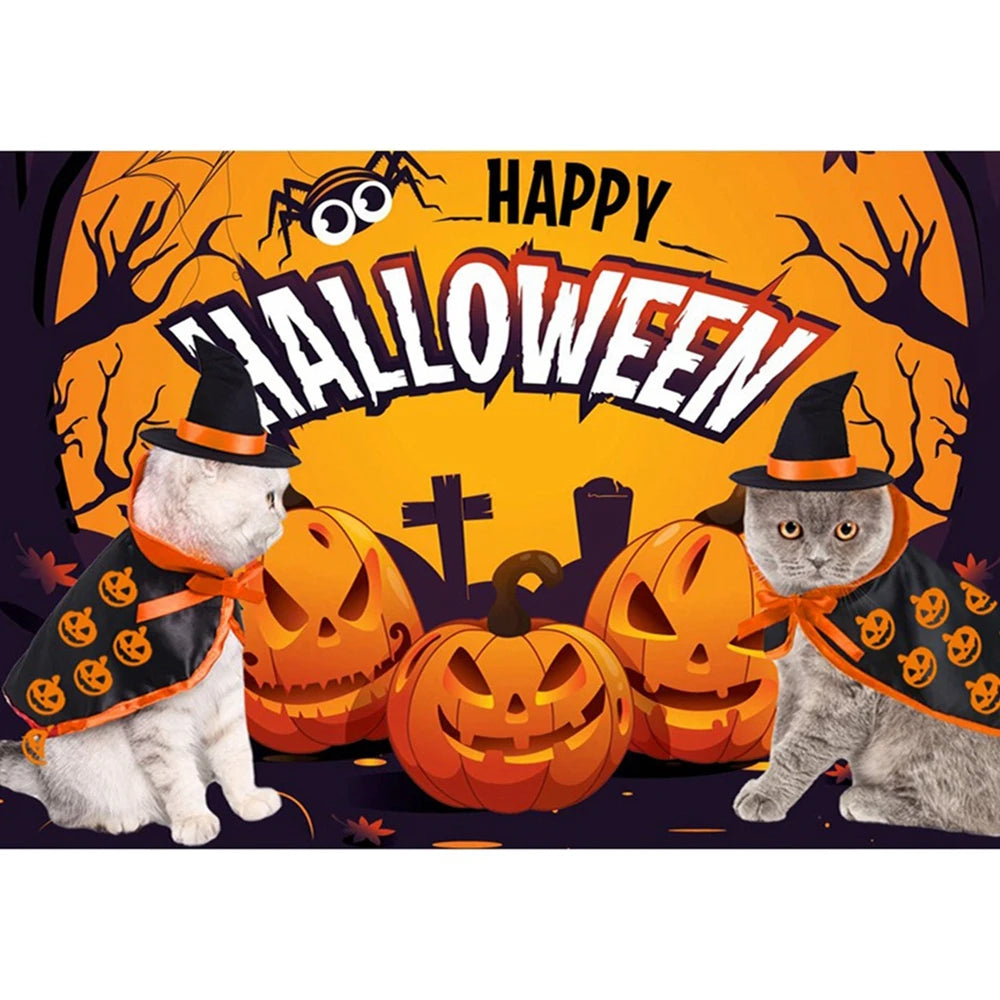 2Pcs Cute Halloween Pet Costumes