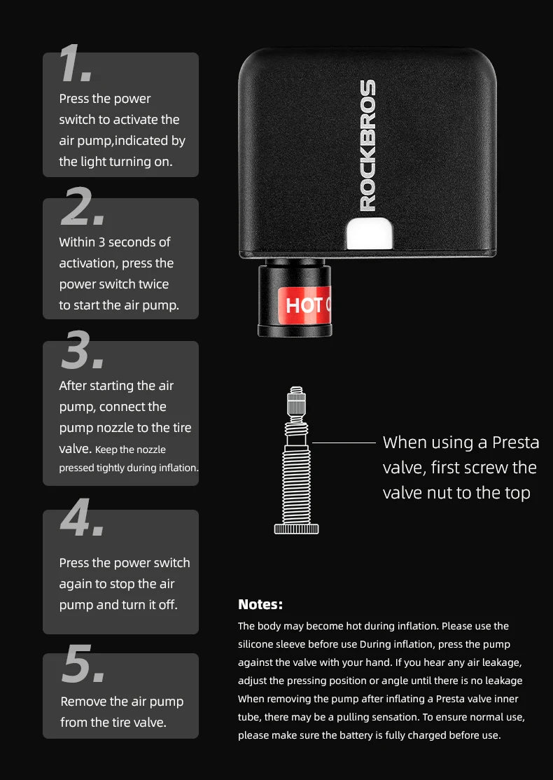 Portable Mini Electric Air Pump