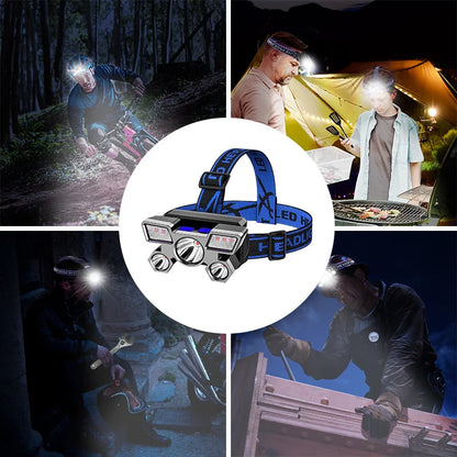 Portable 5LED Headlight