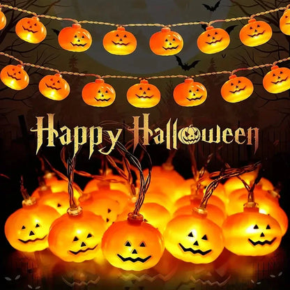 LED Pumpkin Light String Halloween Decoration