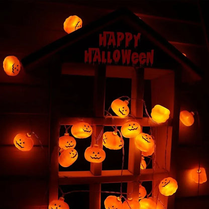 LED Pumpkin Light String Halloween Decoration